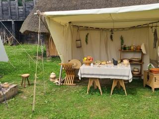 Echoppe d'une cuisine médiévale